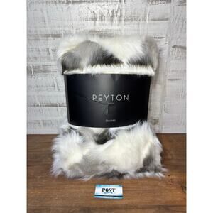 Peyton Throw Grey Fur